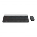 Bộ bàn phím chuột không dây Logitech MK470 Wireless (Màu đen)