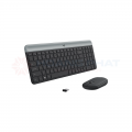 Bộ bàn phím chuột không dây Logitech MK470 Wireless (Màu đen)