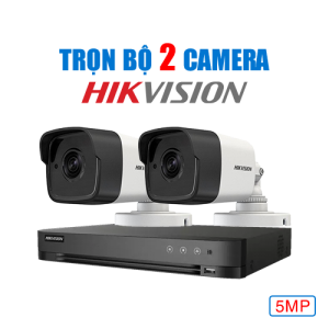 Trọn Bộ 2 Camera Hikvision 5MP