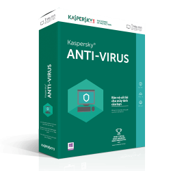 Phần mềm diệt virus Kaspersky Antivirus 3PC/1Y