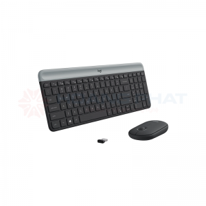 Bộ bàn phím chuột không dây Logitech MK470 Wireless (Màu đen)#5