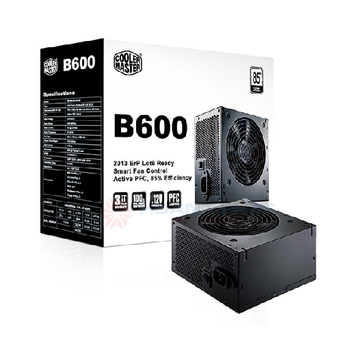 Nguồn Cooler master B600 600W-fan12
