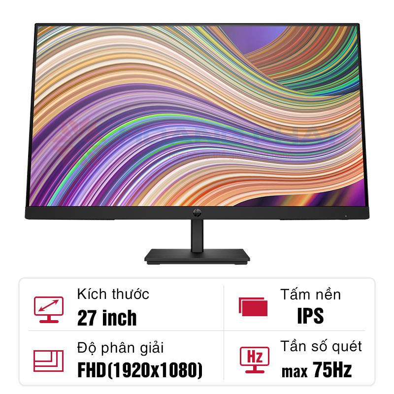 Màn hình HP P27 G5 (64X69AA) 27-inch IPS 75Hz